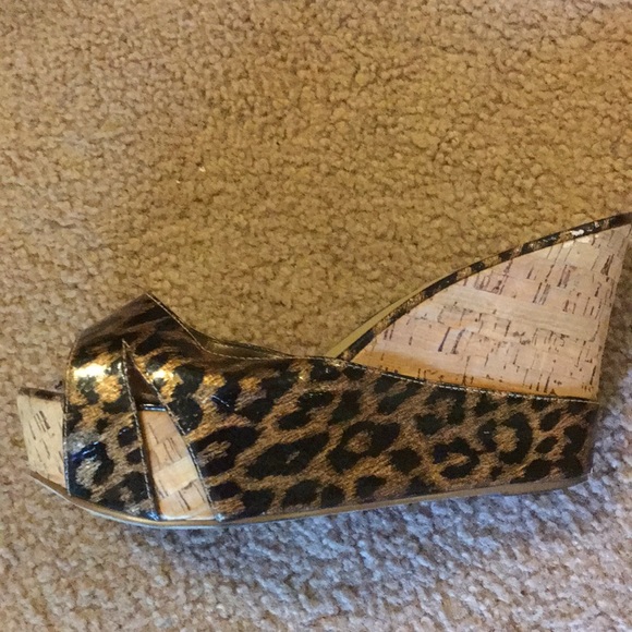 Steve Madden Cheetah Wedges - Picture 3 of 5
